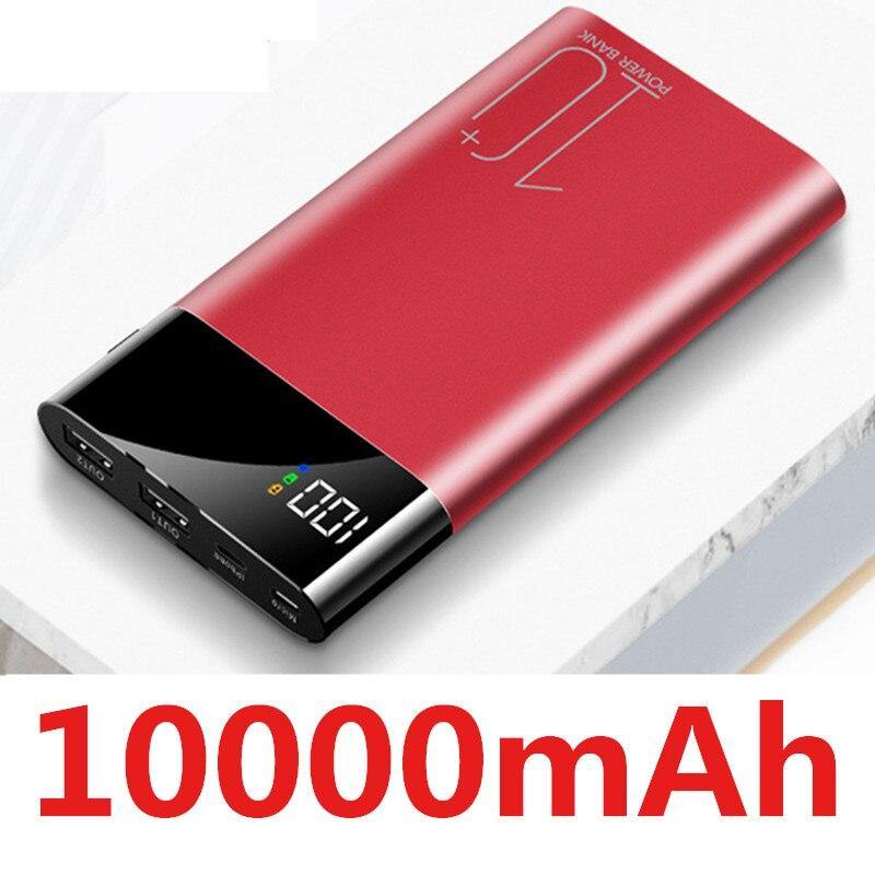 90000mAh Power Bank Portable Ultra-thin Phone Charger Digital Display 2 USB Outdoor Travel Powerbank for Xiaomi Samsung IPhone - Surprise store