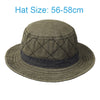 Summer Bucket Hats for Men Women Washed Cotton Panama Hat Fishing Hunting Cap Sun Protection Caps Outdoor Sun Hat
