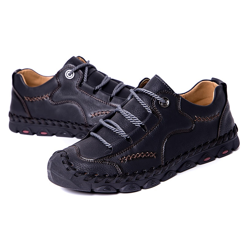 Hot ! Summer Soft Men's Casual Shoes Breathable Leather Handmade Loafers Brand Men
