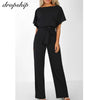 Dropship Jumpsuit Rompers Womens Overalls Women Jumpsuits 2019 Streetwear Plus Size Romper Spring Summer Lace-up Short Sleeve - Surprise store
