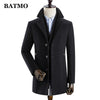 BATMO 2020 new arrival winter high quality wool thicked trench coat men,men's wool thicked jackets ,k627 - Surprise store