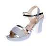 Fashion Bohemian Sandals Women Shoes Woman Comfortable Platform Leather Buckle Strap High Heels Sandals Plus Size Ladies Sandals