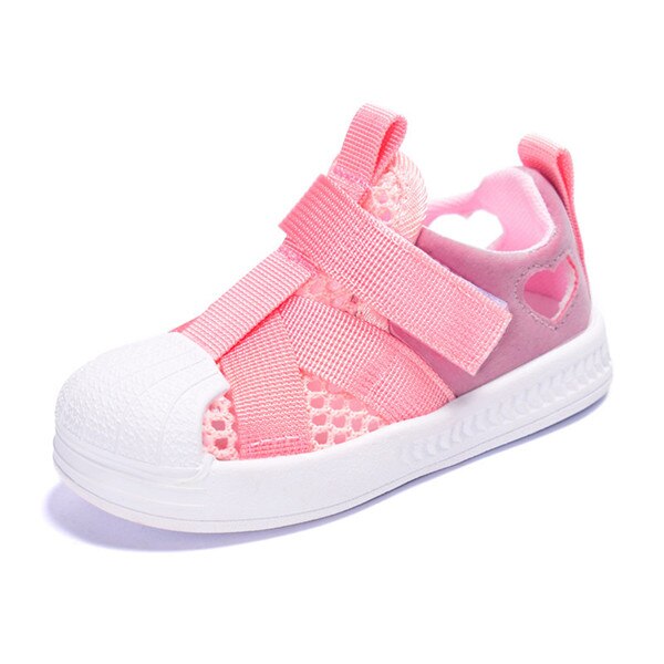 2021 New Summer Kids Sandals Cut-outs Breathable Girls Boys Sandals Rubber Sole Children Outdoor Sneakers Little Baby Shoes
