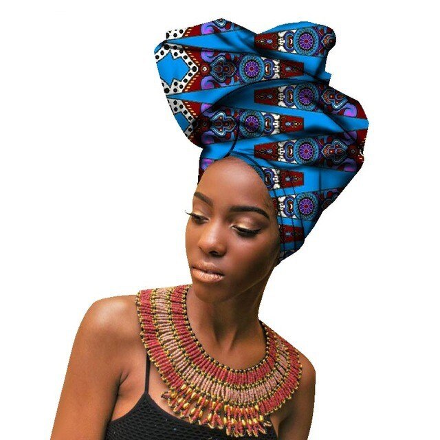 Print African Head Wrap African Head Scarf African Headwraps Womens Adults African Headscarf 50*180cm
