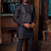 Men's Long-Sleeve Shirt Printed Stripes African Traditional Dashiki Fashion Tops Men Muslim Clothes 2021 New Plus Size Tee Male
