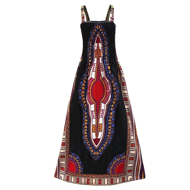 Sexy Backless Dress Summer Dashiki Casual Sundress Beach Women Plus Size Sexy Dress Vestidos De Playa african dresses for women