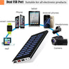 Solar Power Bank 30000mah External Battery 2 USB LED Powerbank Portable Mobile phone Solar Charger for Xiaomi iphone huawie - Surprise store