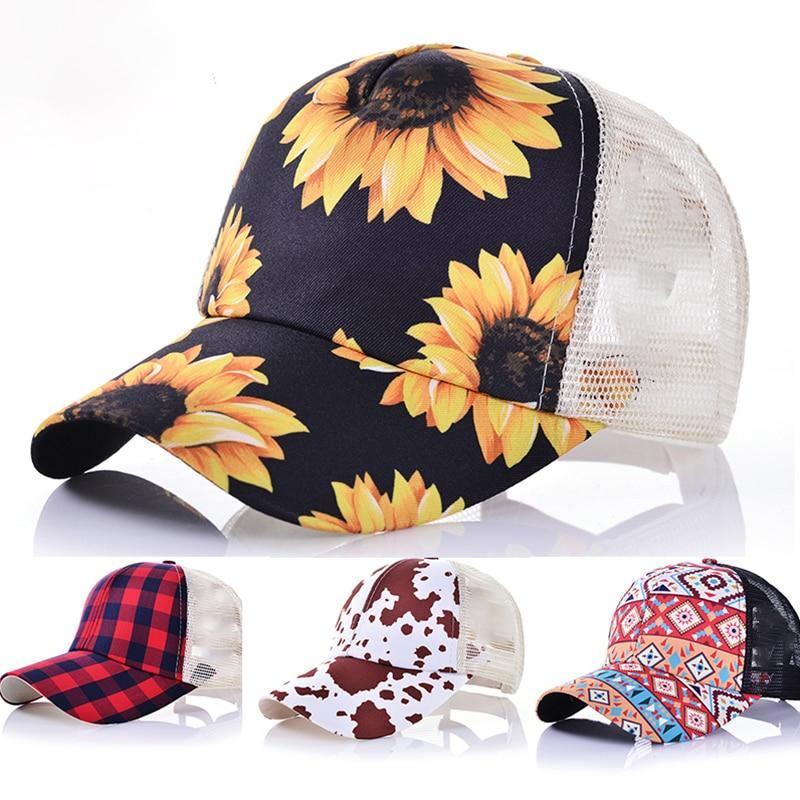2021 Ponytail Women's Baseball Cap Women Snapback Mesh Trucker Caps Female Summer Bone Black Adjustable Hip Hop Hats Cap - Surprise store