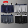 4-packs Modal fabric 2020 New Men's Boxer Pantie Lot Underpant Loose Large Short Plus 5xl 6XL 7XL 8XL Underwear Boxer Male