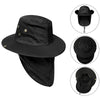CAMOLAND Women Summer Sun Hats With Neck Flap Outdoor UV Protection Fishing Hat For Men Bucket Cap Wide Brim Hiking Hats