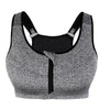 SEXYWG Hot Women Zipper Push Up Sports Bras Vest Underwear Shockproof Breathable Gym Fitness Athletic Running Yoga Bh Sport Tops - Surprise store