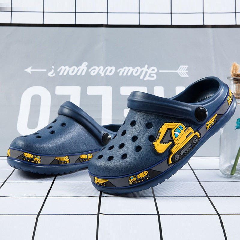 Baby Children Croc Shoes Summer Clogs Unicorn Beach Sandals Kids Garden Boys Girls Soft Non Slip Indoor Outdoor Toddler Slippers