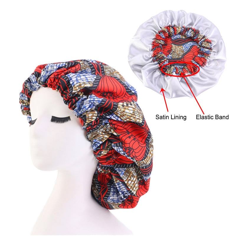 New African Headwrap In Women's Hair Accessories Scarf Wrapped Head Turban Ladies Hair Accessories Scarf Hat Headwrap Nigeria