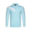 Golf shirts 2021 men's spring fashion long sleeve 95% polyester 5% spandex blank golf polo shirts for promotion - Surprise store