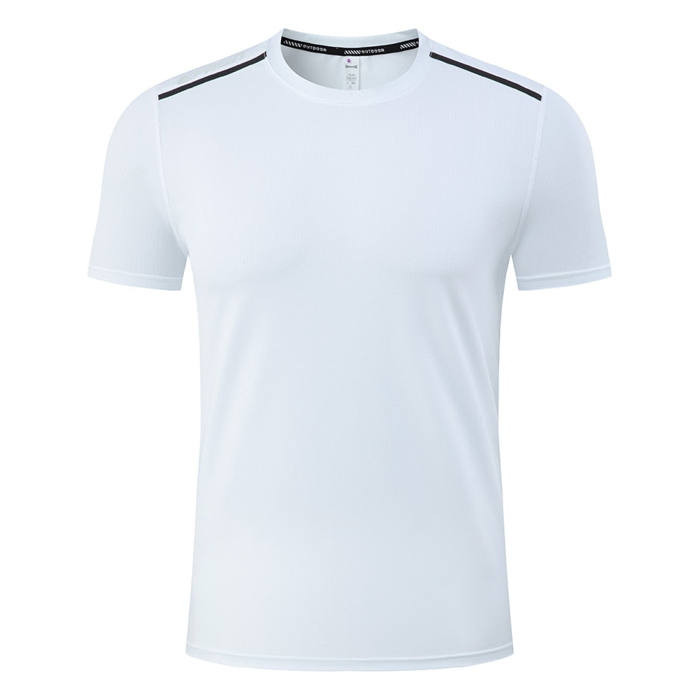 Quick-Dry Men's T-Shirt Compression Short Sleeve T-Shirts Running T Shirt Fitness Football Shirt Gym Clothing Leisure Sport Tops