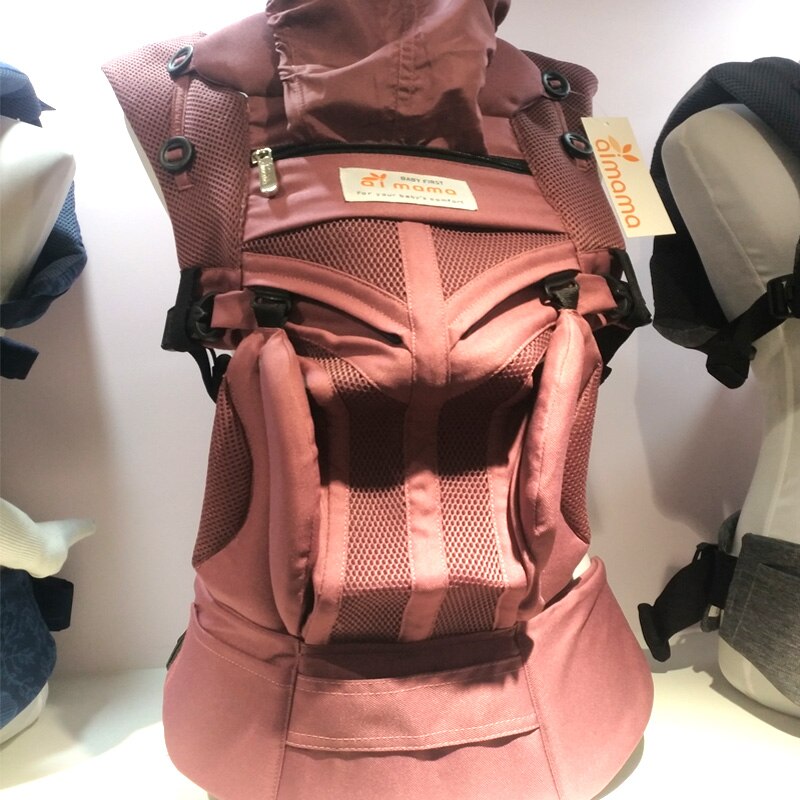 Aimama 0-36 Months 360 Ergonomic Cold Air Cotton Adjustable Baby Carrier Baby Sling Wrap Strap Backpacks