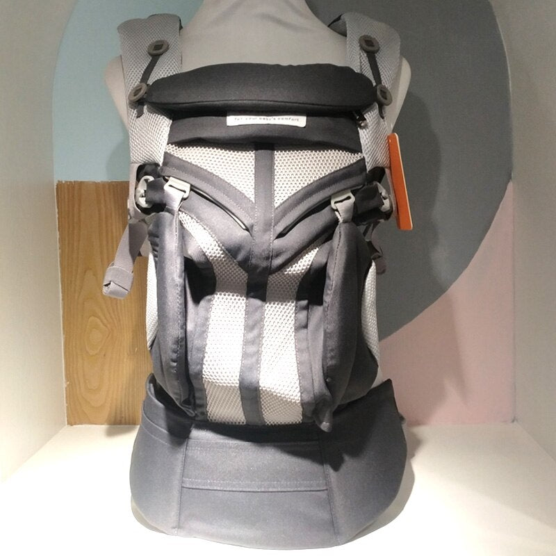 Aimama 0-36 Months 360 Ergonomic Cold Air Cotton Adjustable Baby Carrier Baby Sling Wrap Strap Backpacks