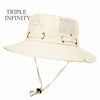 New Summer Mesh Breathable Bucket Hats Men's Outdoor Fishing Mountaineering Sun Hat Casual Foldable Adjustable Male Panama Hat