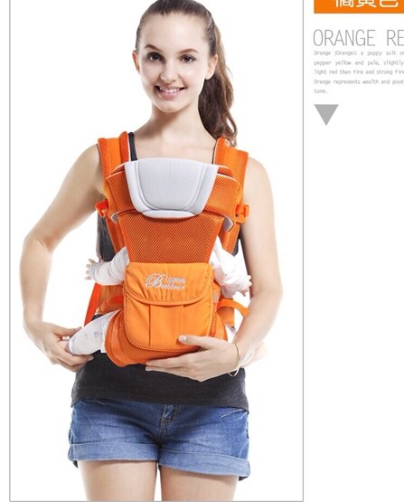 2-30 Months Breathable Multifunctional Front Facing 360 Baby Carrier Infant Comfortable Sling Backpack Pouch Wrap Kangaroo