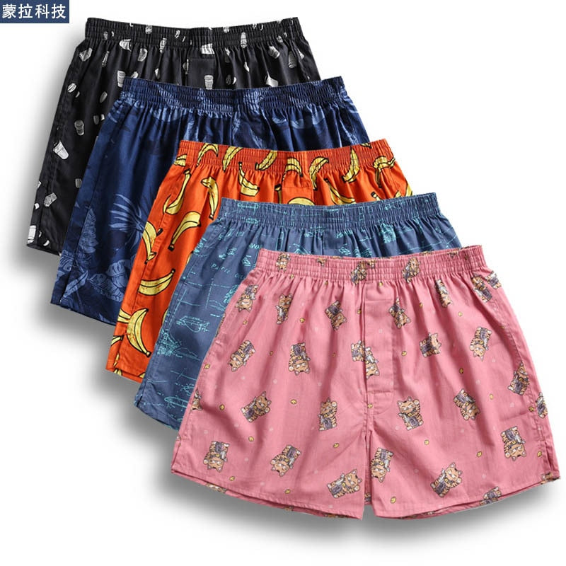1pack Mens Underwear Boxers Loose Shorts Men's Panties Cotton Large Arrow Pants Male Homewear Underwear Classic Basics Cuecas