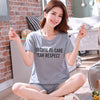 Homewear Pajamas Comfortable Girl Summer Female Cute Pijamas Women Sleepwear Lovely Home Suits Pyjama Short Sleeve Pajamas Set