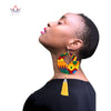 2020 African Cloth Fabric Earrings Handmade Earrings With Tassels For Women African Print Ankara Big Oversized Earrings SP032