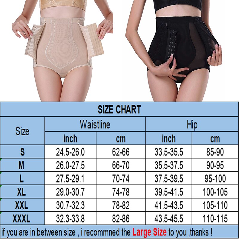 LAZAWG Women Firm Tummy Control Panties Body Shaper Underwear Seamless Shapewear Magic Body with Hooks Waist Trainer Butt Lifter
