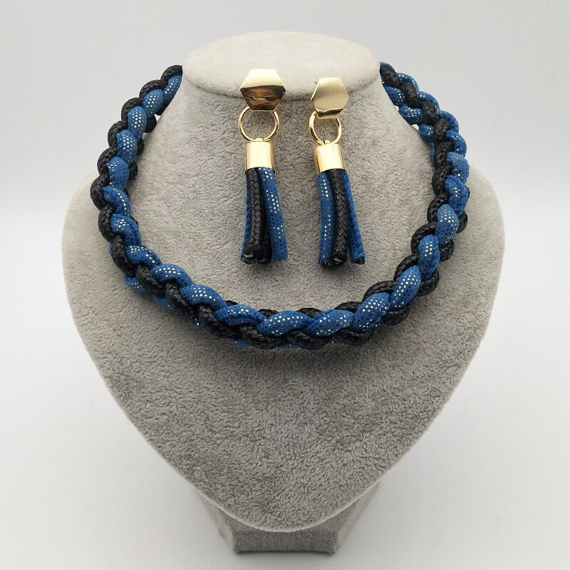 Dandie Fashionable cotton rope necklace, simple female accessories