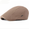 HT2646 Beret Cap New Autumn Winter Hat Caps for Men Women Adjustable Ivy Newsboy Flat Cap High Quality Solid Knitted Hat Berets