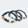 2021 Universe Solar System Bracelet for Women Men 7 Chakra Bracelets Jewelry Eight Planets Bracelet Gift for Her Gift for Him
