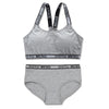 Cotton Girls Bra And Panty Sets Teenage Girls Cotton Padded Training Bra + Panties Kids Sports Bra Panties Underwear