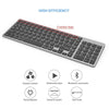 Zienstar Standard Full-Size Wireless Bluetooth Keyboard for Ipad,MACBOOK,LAPTOP,Computer and Android Tablet,Rechargeable Battery - Surprise store