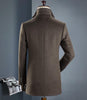 BATMO 2020 new arrival winter high quality wool thicked trench coat men,men's wool thicked jackets ,k627 - Surprise store