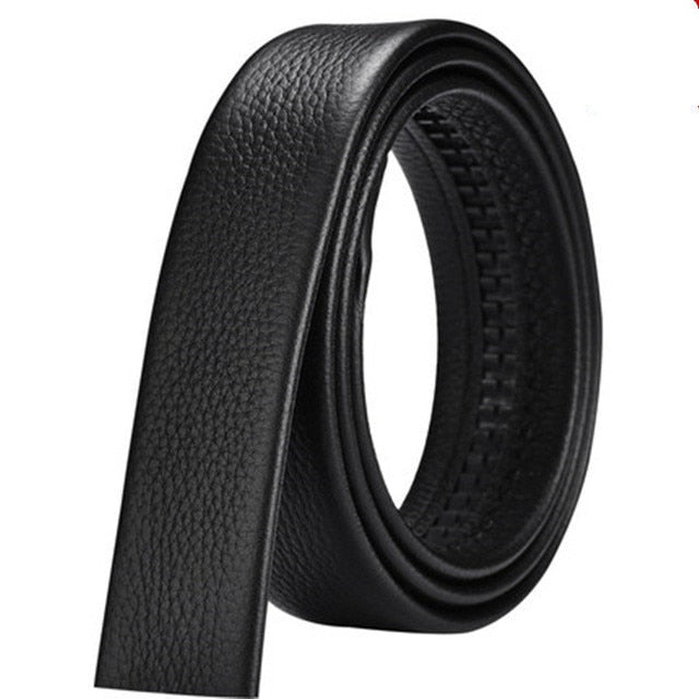 JIFANPAUL genuine leather men's simple belt fashion designer business new belt Jaguar pattern decorative alloy automatic buckle