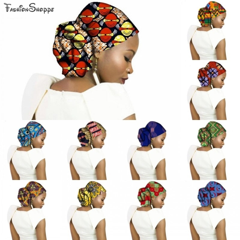 Print African Head Wrap African Head Scarf African Headwraps Womens Adults African Headscarf 50*180cm