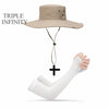 2020 New Fashion Summer Bucket Hat Cowboy Men Outdoor Fishing Hiking Beach Hats Mesh Breathable Anti UV Sun Cap Large Wide Brim