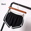 shorts women Hot Women Blend 2021 Summer Short Pants Contrast Binding Side Split Elastic Waist Patchwork Casual Beach Party