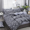 Classic Black White Grid Bedding Set Fashion Polka Dot Double Bed Linens Cover Set Quilt Pillowcase Shinging Star Pattern