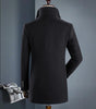 BATMO 2020 new arrival winter high quality wool thicked trench coat men,men's wool thicked jackets ,k627 - Surprise store