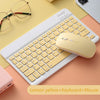 Mini Wireless Bluetooth Keyboard For Tablet iPad iPhone Rubber Keycaps Rechargeable Keyboard For Smartphone Android IOS Windows