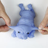 Soft Cute Realistic Silicone Bulldog Soft Animal Stress Relieve Kids Adult Toy Animal dog Toy