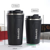 380ml/510ml Stainless Steel Coffee Thermos Mug Portable Car Vacuum Flasks Travel Thermo Cup