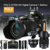 D7200 33MP Digital Camera DSLR 0.5X Wide Angle Lens + 24X Telephoto Lens + LED Light camera profissional Digital Camera