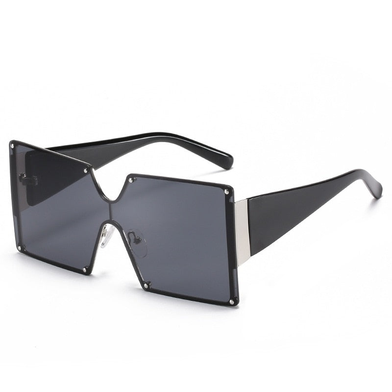 CCSpace Men's Sunglasses - Stylish Square Design Tea / China / As Picture