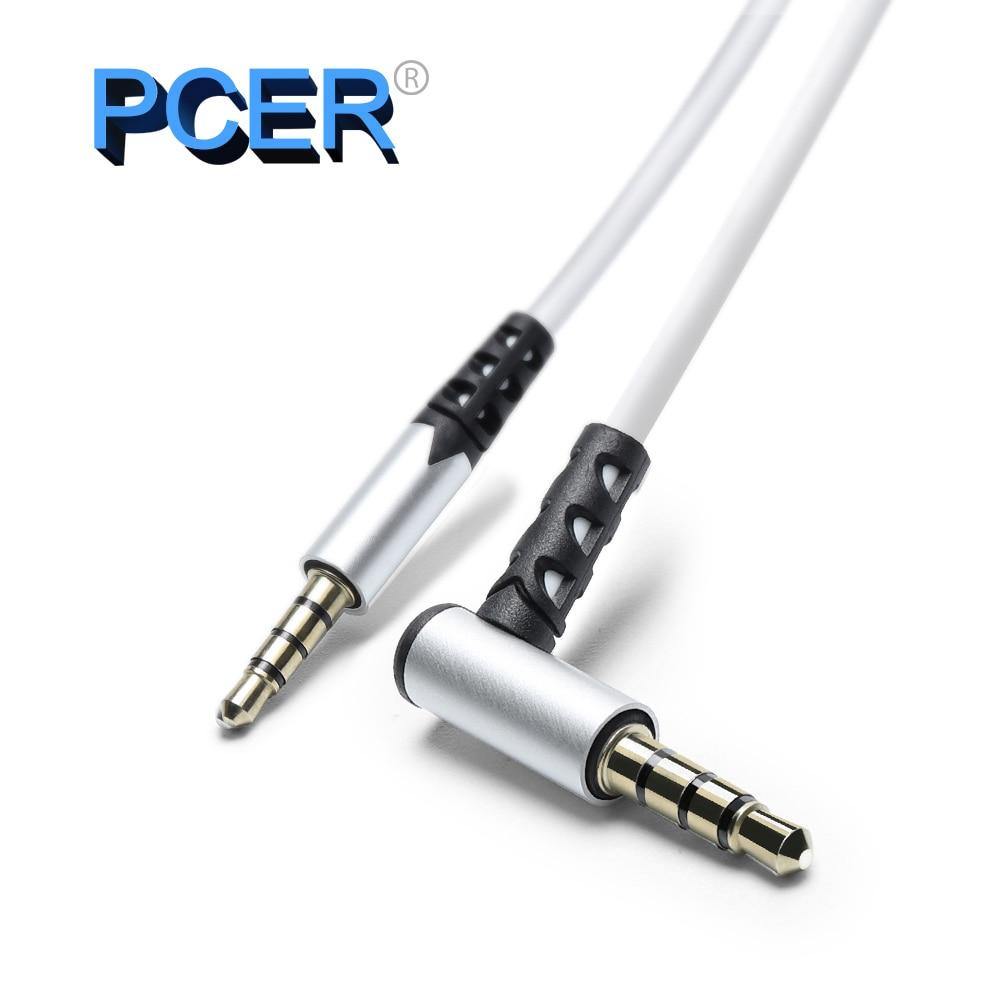 PCER AUX Cable Jack 3.5mm Audio Cable 3.5 mm Jack Speaker Cable for JBL Headphones Car Xiaomi redmi 5 plus Oneplus 5t AUX Cord - Surprise store