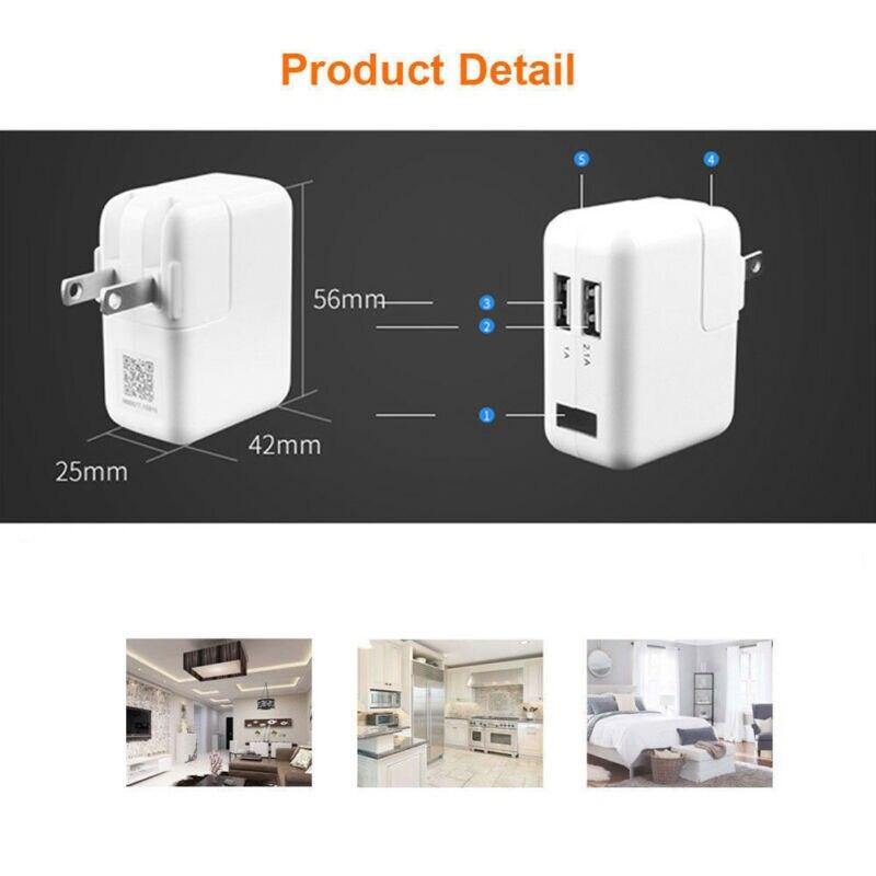Security WIFI USB Charger for Camera Phone Security Power Adapter HD1080P Mini Video Camcorder - Surprise store