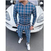 New Men Casual Zipper Set Autumn Thin Mens set Tracksuit Set Male Sweatshirt Sweatpants Fashion Pants+Jackets Two-Piece Sets
