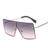 2020 Square Oversized Sunglasses Women Luxury Brand Sun Glasses Female Eyewear Plastic Frame Clear Lens UV400 Men Glasses Gafas - Surprise store