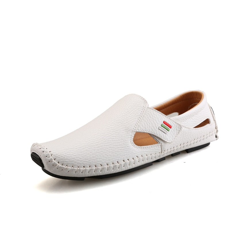 Genuine leather Sandals Men Leather shoes Men'S Sandals Male Comfortable Summer shoes Men Outdoor Beach Casual Shoe Big Size 47