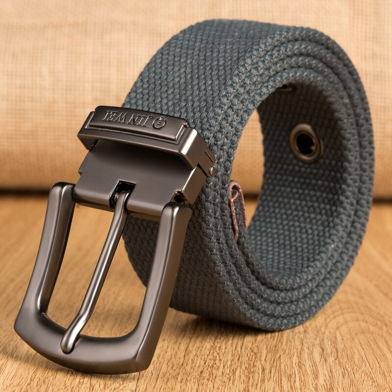 Military Tactical Belt Men Canvas Belts for Jeans Male Casual Metal Pin Detachable Buckle Straps Belt ceintures 140 150 160 cm